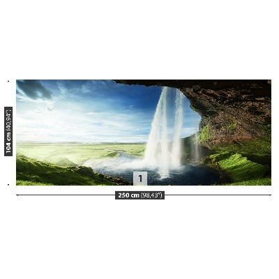 Mural de parede Cachoeira da Islândia