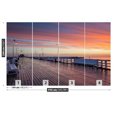 Papel de parede Cais em Sopot