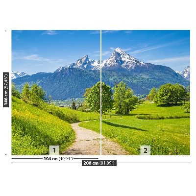 Papel de parede Alpes de verão