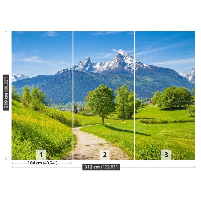 Papel de parede Alpes de verão