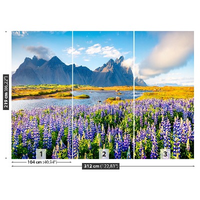 Papel de parede Flores de tremoço