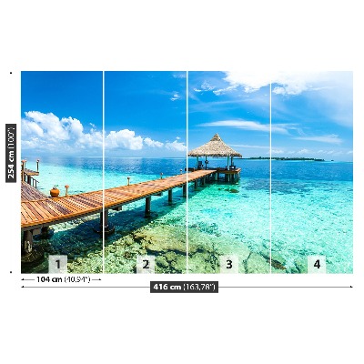 Papel de parede Paraíso tropical