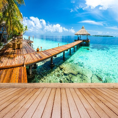 Papel de parede Paraíso tropical