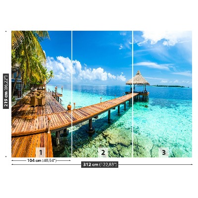 Papel de parede Paraíso tropical