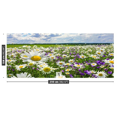 Mural de parede Prados e flores