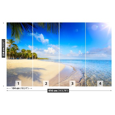 Papel de parede Praia tropical