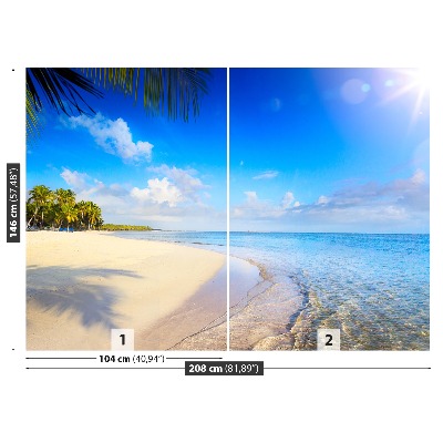 Papel de parede Praia tropical