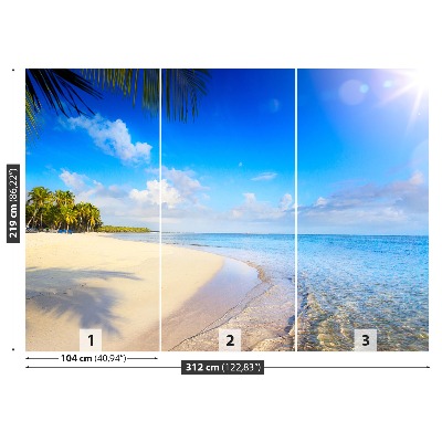 Papel de parede Praia tropical