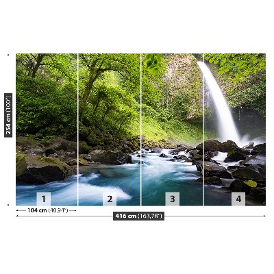 Mural de parede Cachoeira da Costa Rica