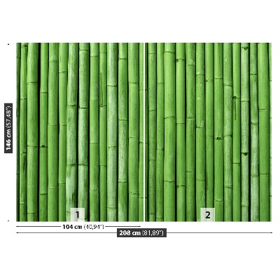 Papel de parede Bambu Verde