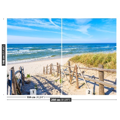 Papel de parede Praia de areia