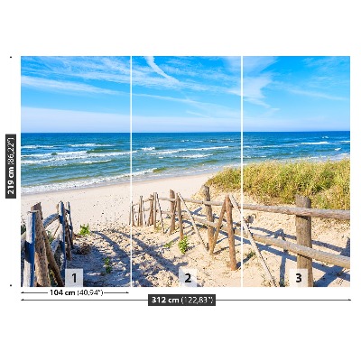 Papel de parede Praia de areia