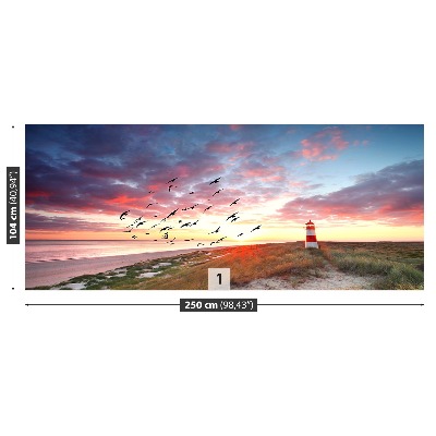 Mural de parede Farol de Sylt