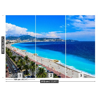 Papel de parede Praia de Nice, França