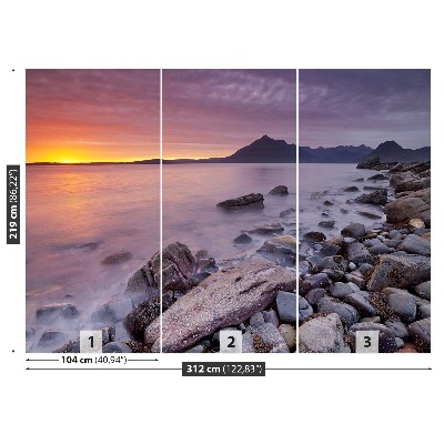 Mural de parede Praia Escócia