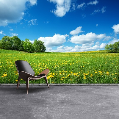Mural de parede Dentes-de-leão amarelos