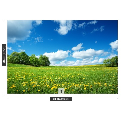 Mural de parede Dentes-de-leão amarelos