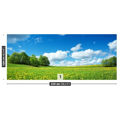 Mural de parede Dentes-de-leão amarelos