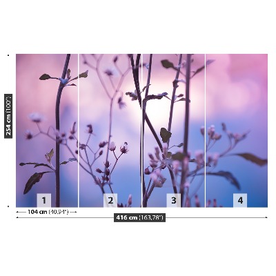 Papel de parede Botões roxos