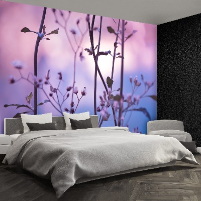 Papel de parede Botões roxos