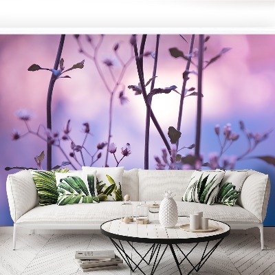 Papel de parede Botões roxos