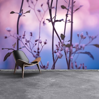 Papel de parede Botões roxos