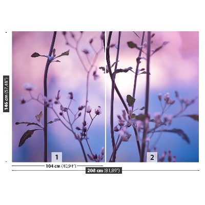 Papel de parede Botões roxos