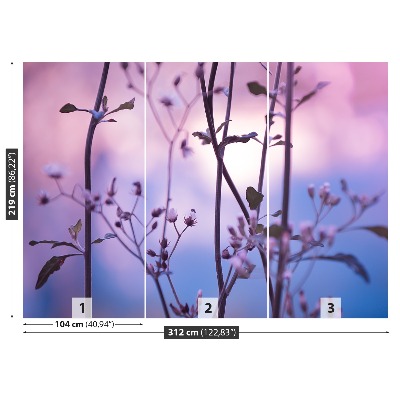 Papel de parede Botões roxos