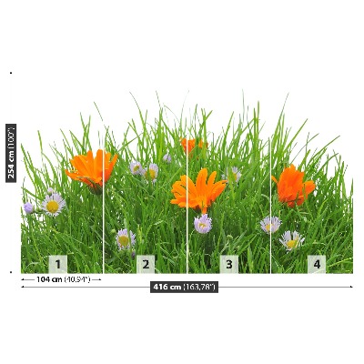 Mural de parede flores de páscoa