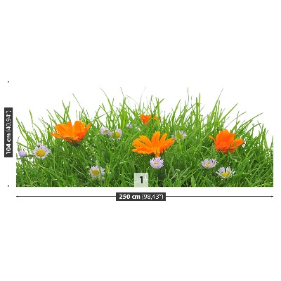 Mural de parede flores de páscoa