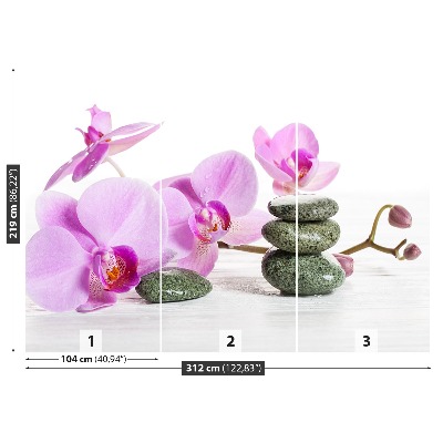 Papel de parede Spa Orquídea