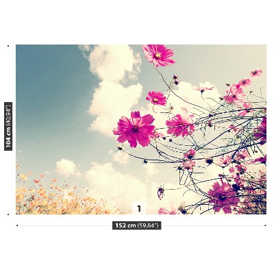 Mural de parede Flores cosmos