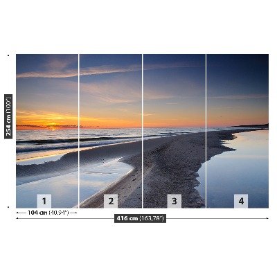 Mural de parede Costa do Báltico