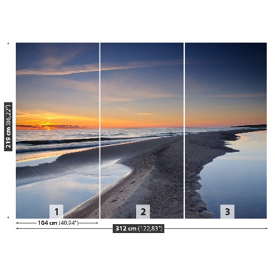 Mural de parede Costa do Báltico