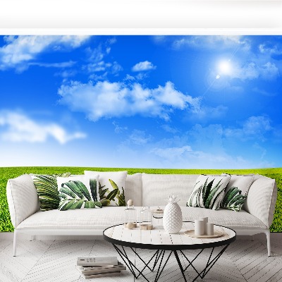 Mural de parede grama verde