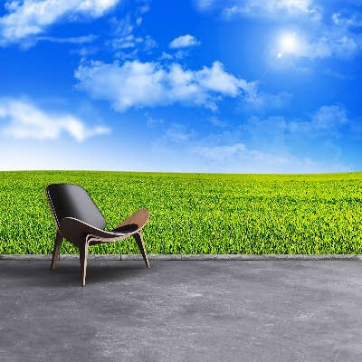 Mural de parede grama verde