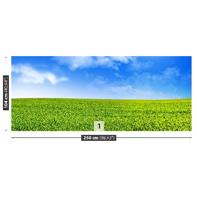 Mural de parede grama verde