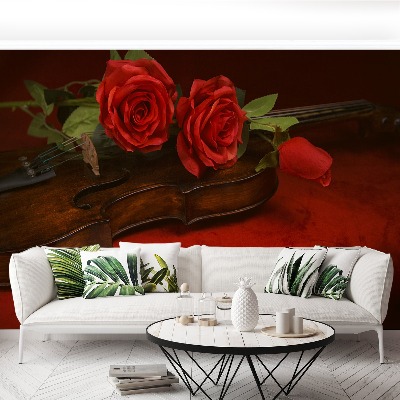 Mural de parede Rosas de Violino