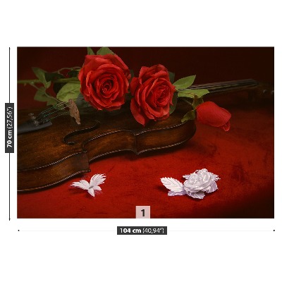 Mural de parede Rosas de Violino