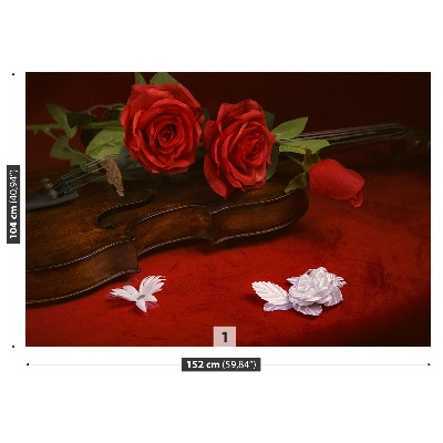 Mural de parede Rosas de Violino