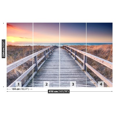 Papel de parede Caminho de madeira