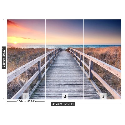 Papel de parede Caminho de madeira