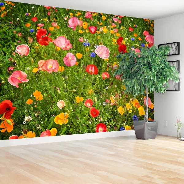 Papel de parede Prado de Flores