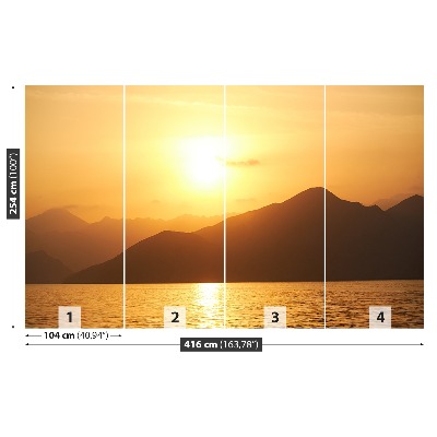 Mural de parede Montanhas do Mar