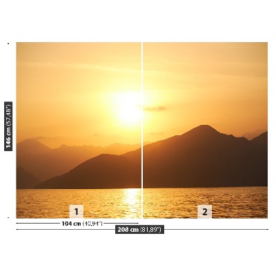 Mural de parede Montanhas do Mar