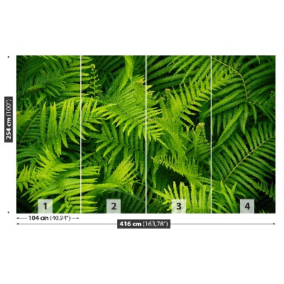 Mural de parede Samambaia Verde
