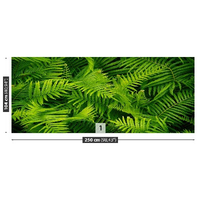 Mural de parede Samambaia Verde