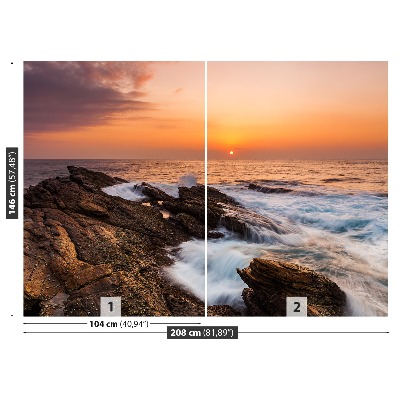 Mural de parede Costa rochosa