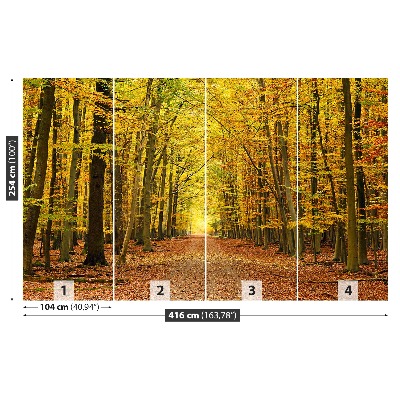 Mural de parede Beco de outono