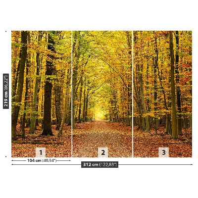 Mural de parede Beco de outono